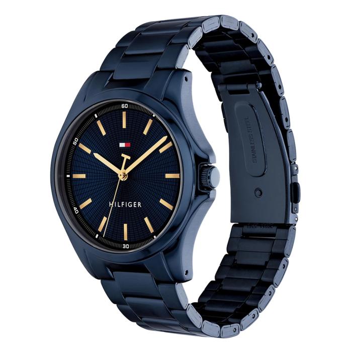 Ανδρικό Ρολόι TOMMY HILFIGER Bruce με Μπλέ Καντράν SKU-86385