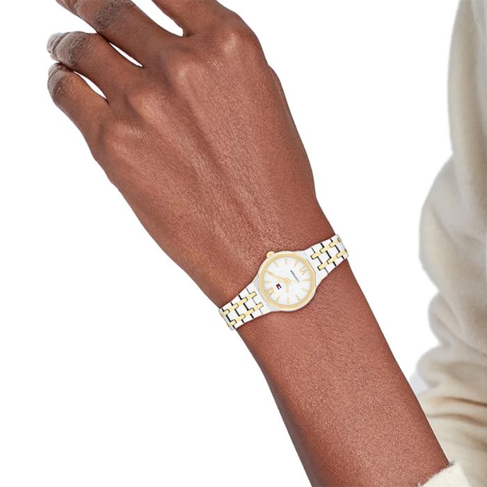 Γυναικείο Ρολόι TOMMY HILFIGER Mackenzie με Δίχρωμο Μπρασελέ SKU-86386