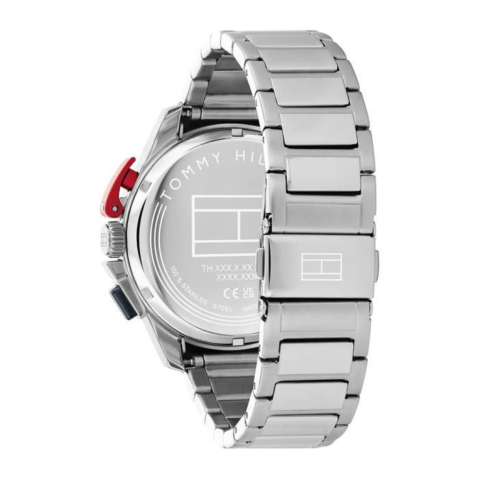 Ανδρικό Ρολόι TOMMY HILFIGER Bank με Μπλέ Καντράν SKU-86388
