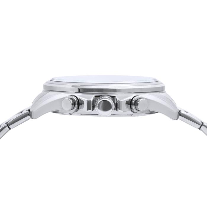 Ανδρικό Ρολόι LORUS Sports με Μαύρο Καντράν & Ασημί Μπρασελέ SKU-86684