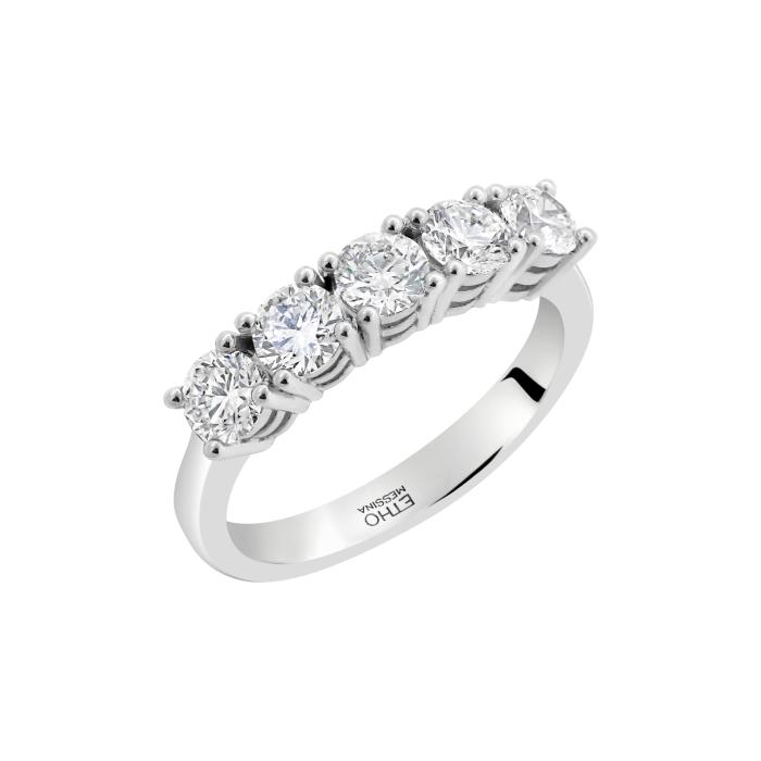 Σειρέ με Lab Grown Diamonds Λευκόχρυσος Κ14 SKU-86864