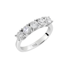 Σειρέ με Lab Grown Diamonds Λευκόχρυσος Κ14 SKU-86864