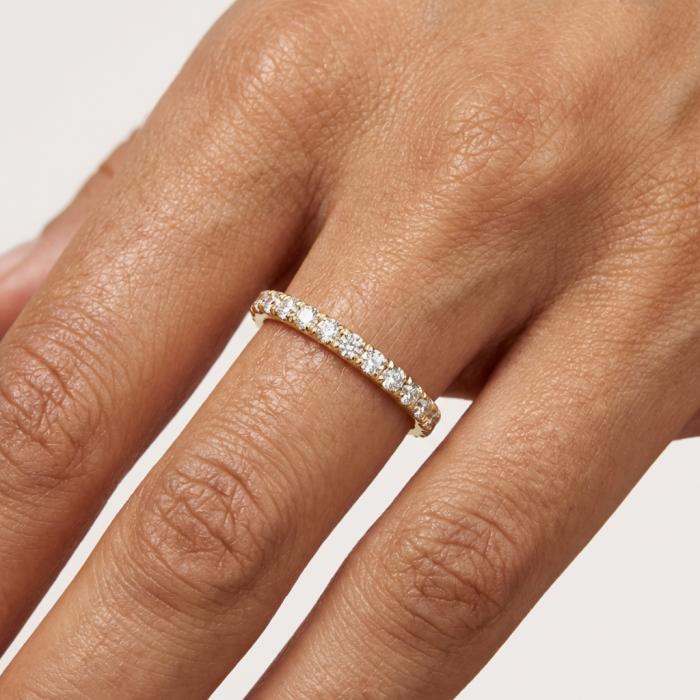 Σειρέ με Διαμάντια σε Κίτρινο Χρυσό K18 SKU-86016