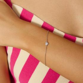 Γυναικείο Βραχιόλι Καρδιά Ania Haie Ασήμι 925° SKU-86148