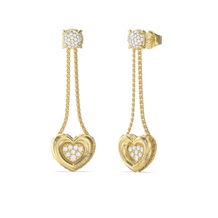 Σκουλαρίκια GUESS L.O.V.E. από Ανοξείδωτο Ατσάλι & Ζιργκόν SKU-86082