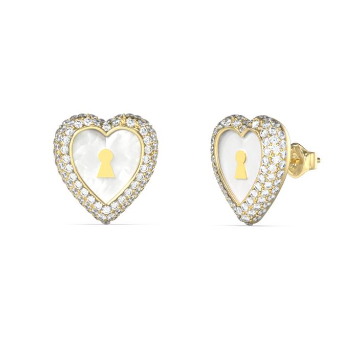 Σκουλαρίκια GUESS Love Bites Ανοξείδωτο Ατσάλι με Ζιργκόν SKU-86085