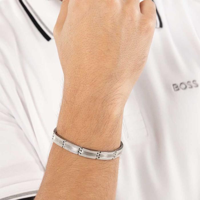 Ανδρικό Βραχιόλι BOSS από Ανοξείδωτο Ατσάλι SKU-87991