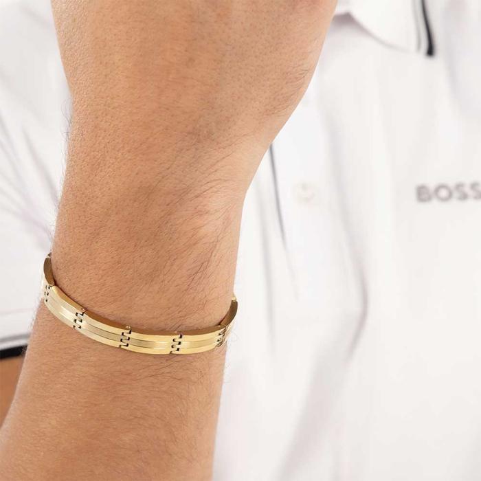 Ανδρικό Βραχιόλι BOSS από Ανοξείδωτο Ατσάλι SKU-87993