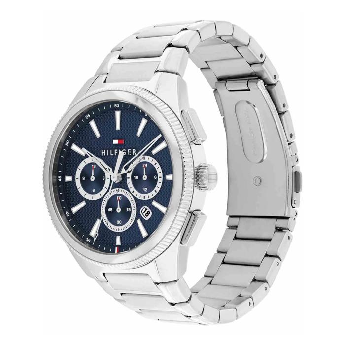 Ανδρικό Ρολόι TOMMY HILFIGER Sam με Μπλέ Καντράν SKU-87983