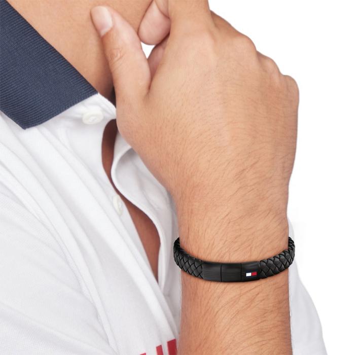 Βραχιόλι Tommy Hilfiger από Ανοξείδωτο Ατσάλι & Δέρμα SKU-87986