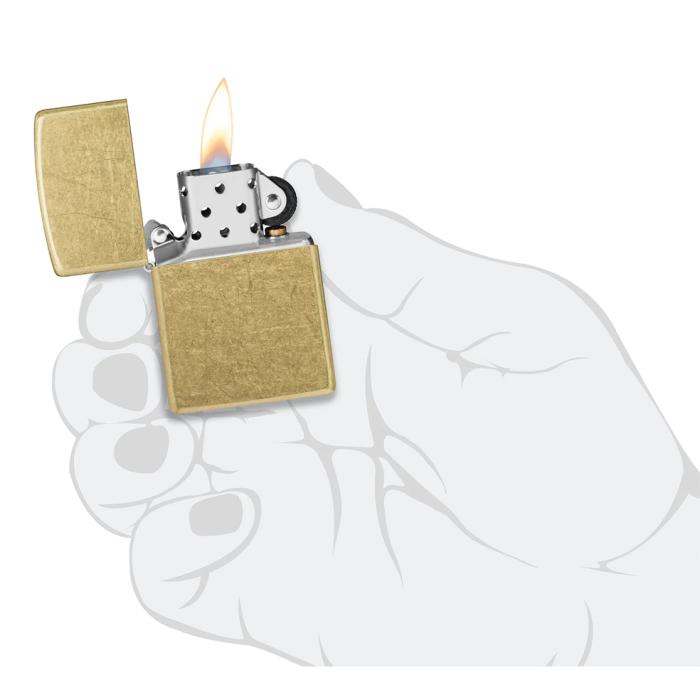 Αναπτήρας Zippo Street Brass SKU-87160