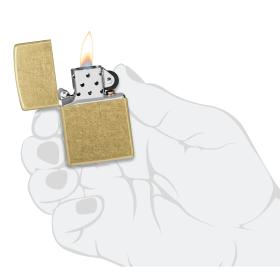 Αναπτήρας Zippo Street Brass SKU-87160