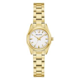 Γυναικείο Ρολόι BULOVA Surveyor με Χρυσό Μπρασελέ SKU-87813