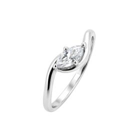 Δαχτυλίδι με Marquise Lab Grown Diamond σε Λευκόχρυσο K14 SKU-87804