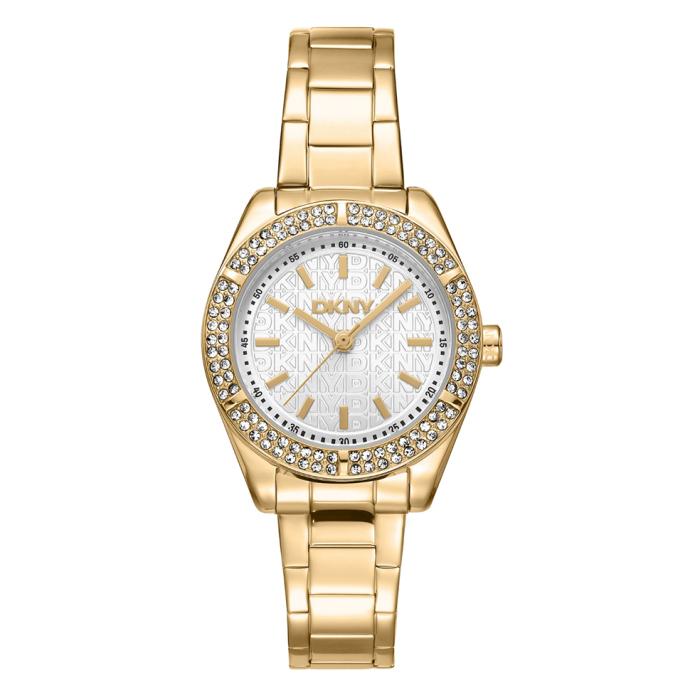 Γυναικείο Ρολόι DKNY Evening με Χρυσό Μπρασελέ SKU-87868