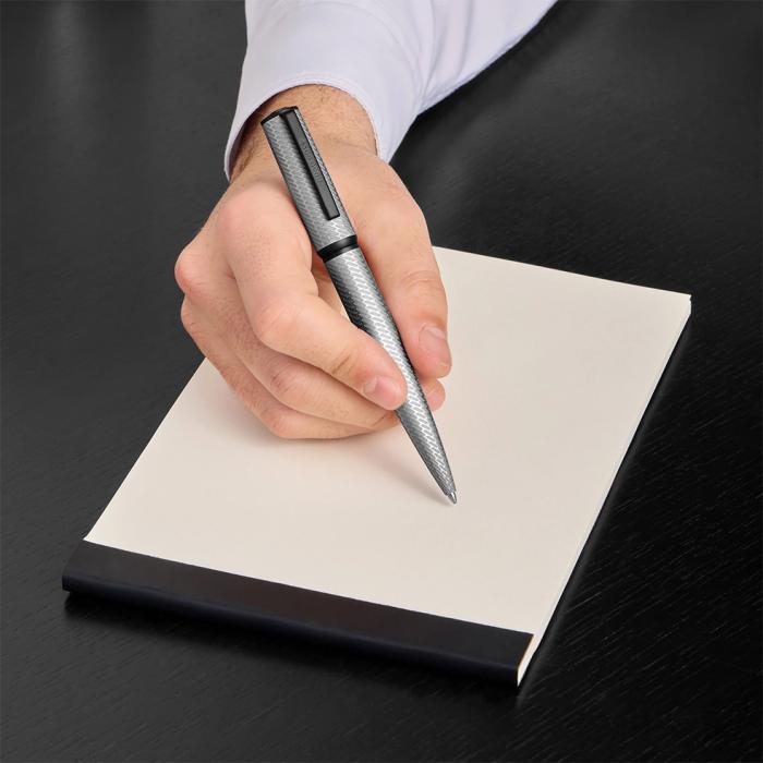 Στυλό HUGO BOSS Ballpoint Pen Arche Pattern Silver SKU-87999