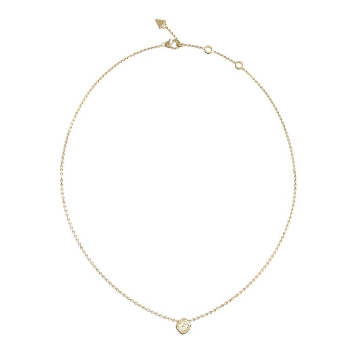 Κολιέ Guess Jaipur Splendor Ανοξείδωτο Ατσάλι με Λευκά Ζιργκόν SKU-87881