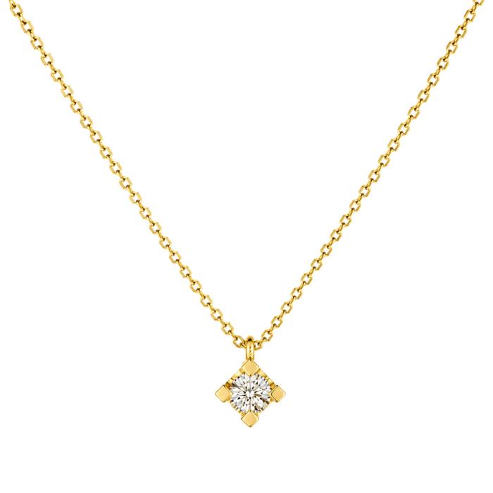 Κολιέ Μονόπετρο με Lab Grown Diamond Χρυσός K14 SKU-87283