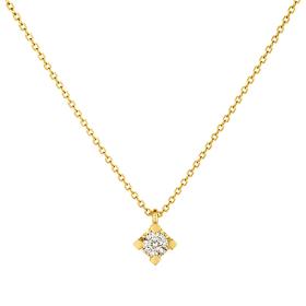 Κολιέ Μονόπετρο με Lab Grown Diamond Χρυσός K14 SKU-87283