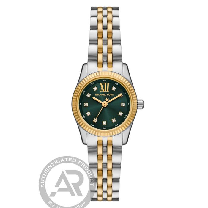 Γυναικείο Ρολόι MICHAEL KORS Lexington με Δίχρωμο Μπρασελέ SKU-87394