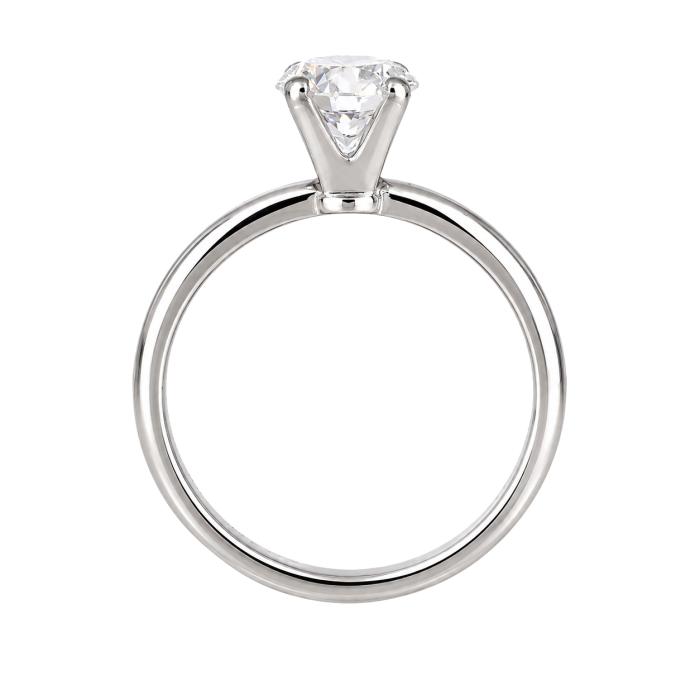 Μονόπετρο με Lab Grown Diamond Λευκόχρυσος K14 SKU-87874