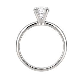 Μονόπετρο με Lab Grown Diamond Λευκόχρυσος K14 SKU-87874