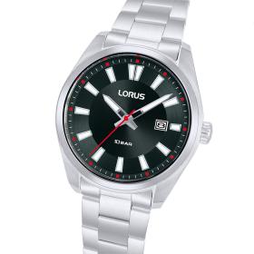 Ανδρικό Ρολόι LORUS Sports με Μαύρο Καντράν & Ασημί Μπρασελέ SKU-87865