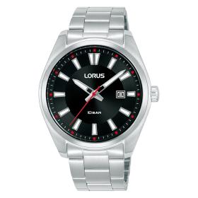 Ανδρικό Ρολόι LORUS Sports με Μαύρο Καντράν & Ασημί Μπρασελέ SKU-87865
