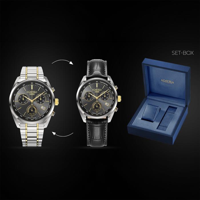 Ρολόι ROAMER Pro Chrono ALEXANDER THE GREAT Limited Edition Gift Set SKU-87952