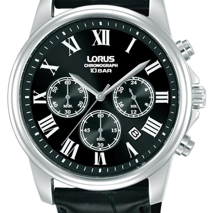 Ανδρικό Ρολόι LORUS Classic με Μαύρο Καντράν SKU-87867