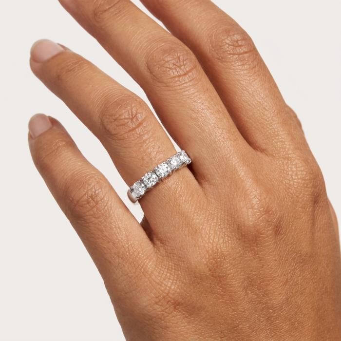 Σειρέ με Lab Grown Diamond από Λευκόχρυσο K14 SKU-87024