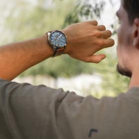 Ανδρικό Ρολόι TIMBERLAND Calahan με Μπλέ Καντράν SKU-87954