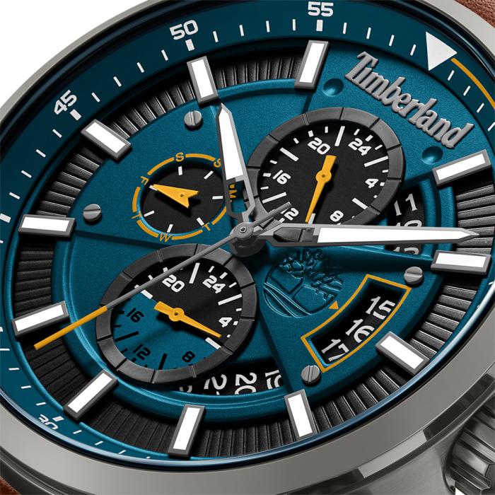 Ανδρικό Ρολόι TIMBERLAND Calahan με Μπλέ Καντράν SKU-87954