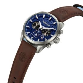Ανδρικό Ρολόι TIMBERLAND Henniker II με Καφέ Δερμάτινο Λουράκι SKU-87953