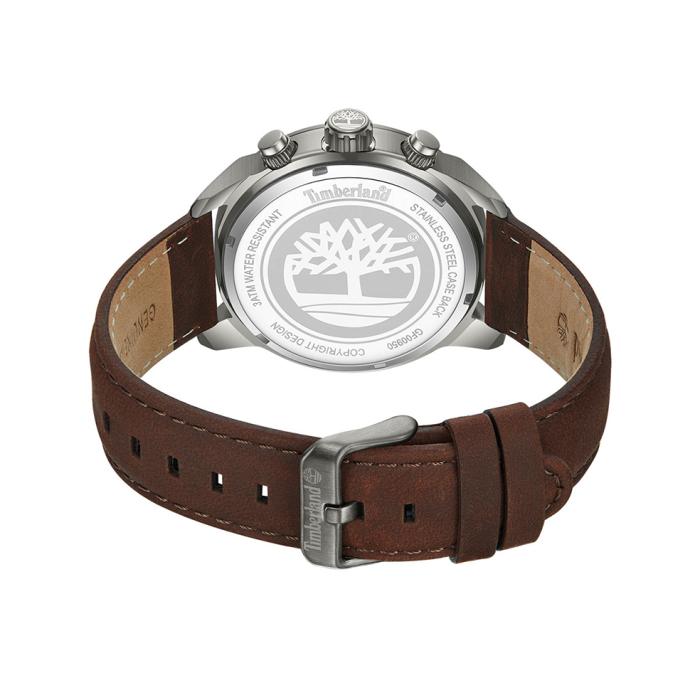 Ανδρικό Ρολόι TIMBERLAND Henniker II με Καφέ Δερμάτινο Λουράκι SKU-87953