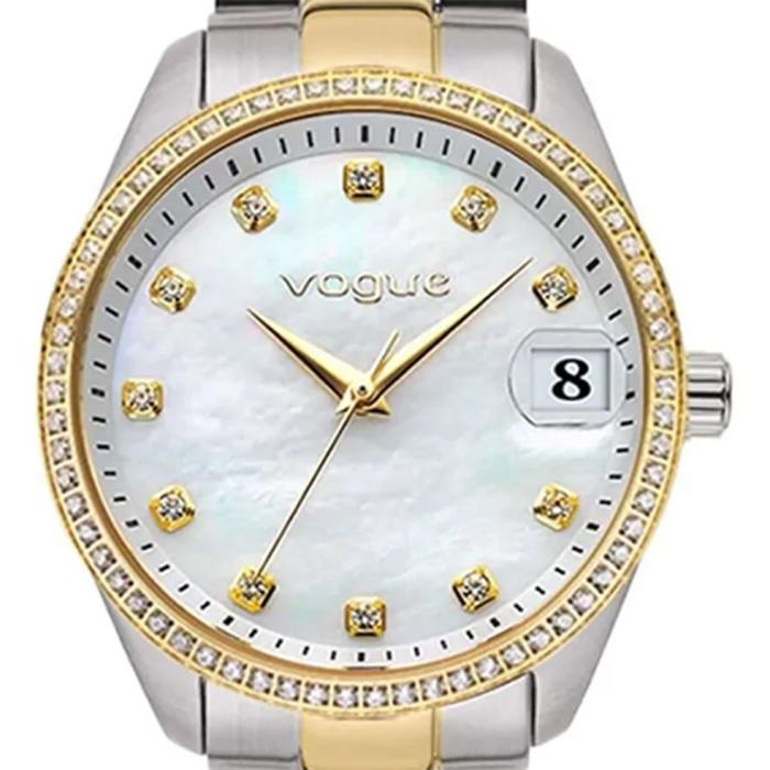 Γυναικείο Ρολόι VOGUE Reina Mini με Δίχρωμο Μπρασελέ SKU-88745