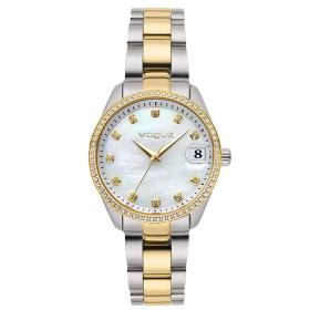 Γυναικείο Ρολόι VOGUE Reina Mini με Δίχρωμο Μπρασελέ SKU-88745