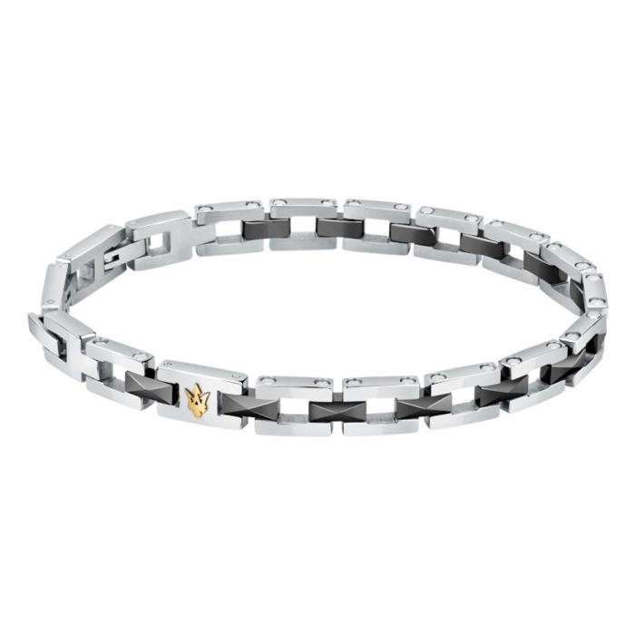 Βραχιόλι Μaserati Ceramic από Aνοξείδωτο Aτσάλι SKU-88206