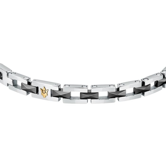 Βραχιόλι Μaserati Ceramic από Aνοξείδωτο Aτσάλι SKU-88206
