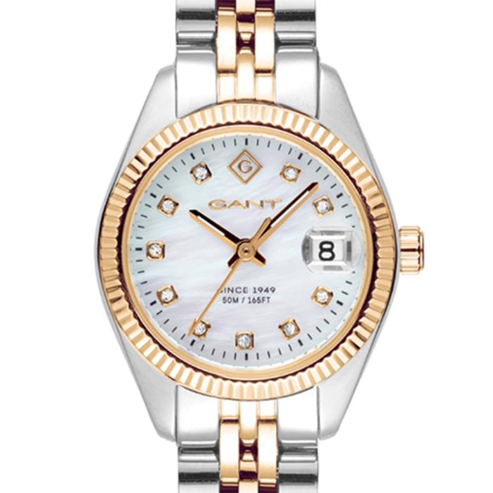 Γυναικείο Ρολόι GANT Sussex River με Δίχρωμο Μπρασελέ SKU-88922