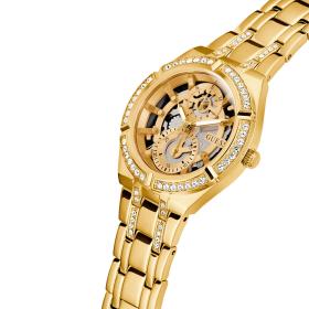 Γυναικείο Ρολόι GUESS Allara με Χρυσό Μπρασελέ SKU-88384