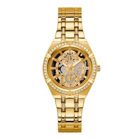 Γυναικείο Ρολόι GUESS Allara με Χρυσό Μπρασελέ SKU-88384