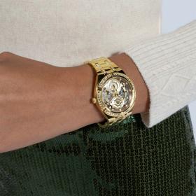 Γυναικείο Ρολόι GUESS Allara με Χρυσό Μπρασελέ SKU-88384