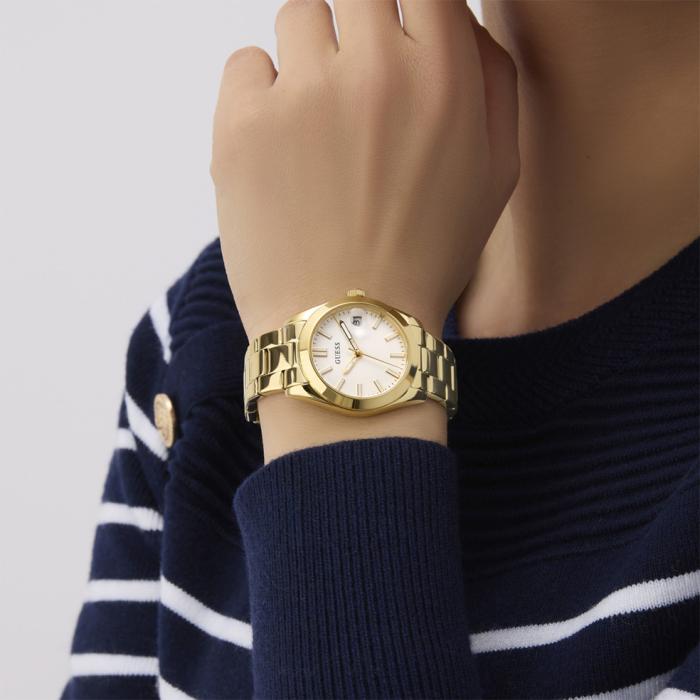 Γυναικείο Ρολόι GUESS Alice με Χρυσό Μπρασελέ SKU-88637