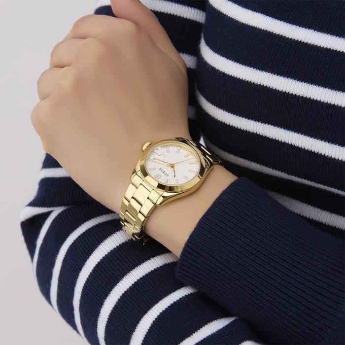Γυναικείο Ρολόι GUESS Alice με Χρυσό Μπρασελέ SKU-88637