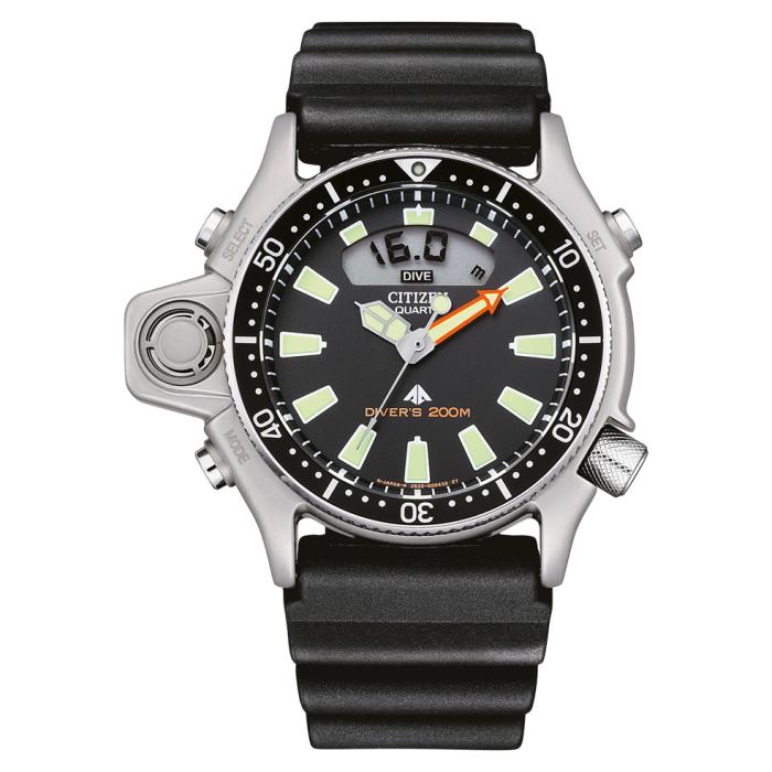 Ανδρικό Ρολόι CITIZEN Promaster Divers με Μαύρο Λουράκι SKU-88933