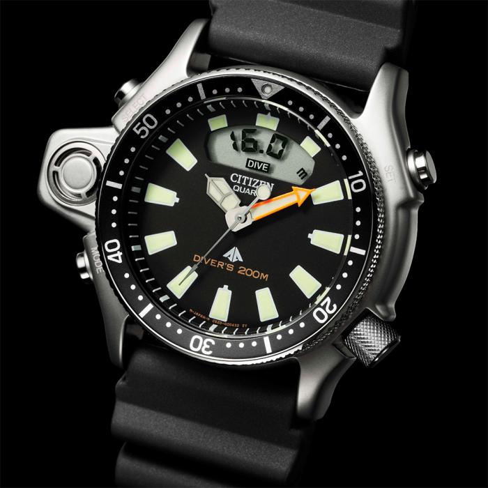 Ανδρικό Ρολόι CITIZEN Promaster Divers με Μαύρο Λουράκι SKU-88933