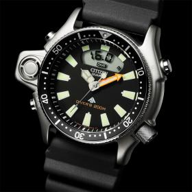 Ανδρικό Ρολόι CITIZEN Promaster Divers με Μαύρο Λουράκι SKU-88933