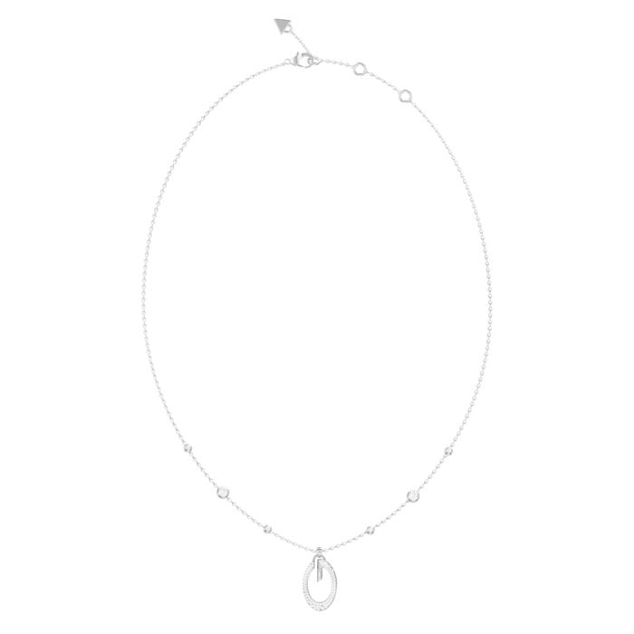 Κολιέ Guess G Camden από Ανοξείδωτο Ατσάλι με Ζιργκόν SKU-88894