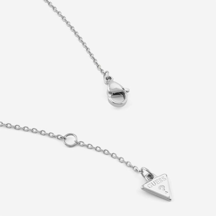 Κολιέ Guess 4G Supreme με Λευκά Ζιργκόν από Ανοξείδωτο Ατσάλι SKU-88897
